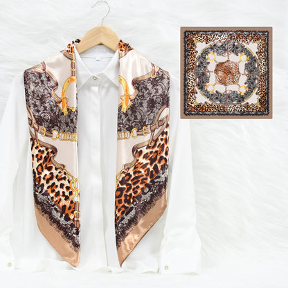 Luxurious Printed Silk Scarves (90x90cm) - 25 Unique Designs